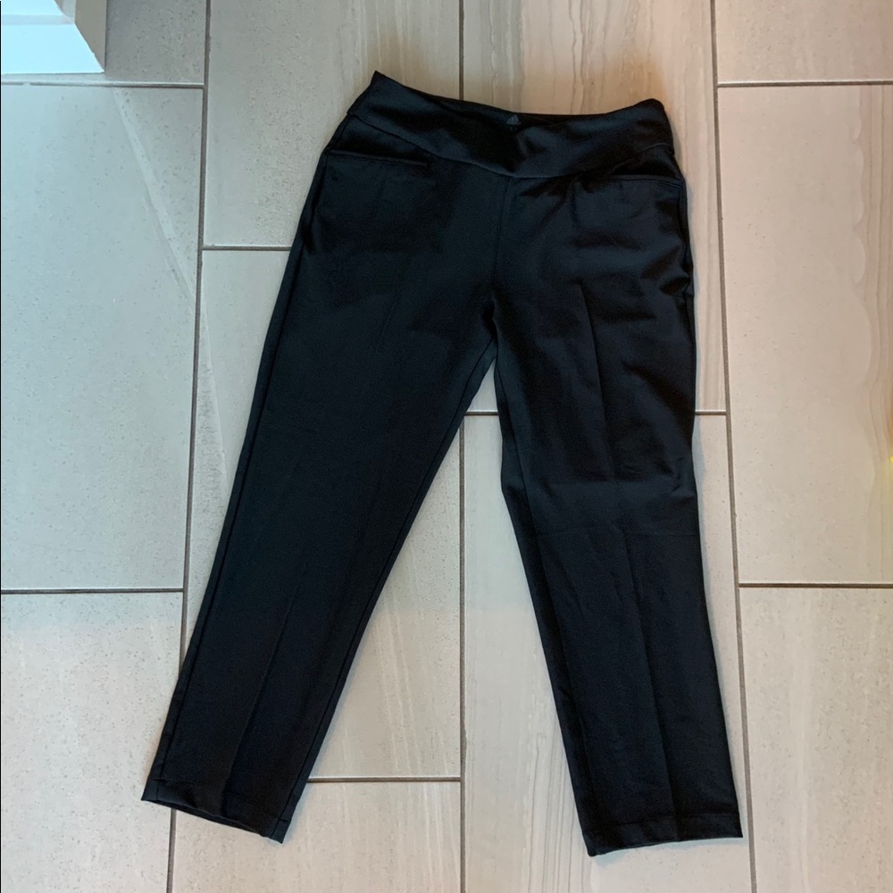 Adidas golf pants trousers black